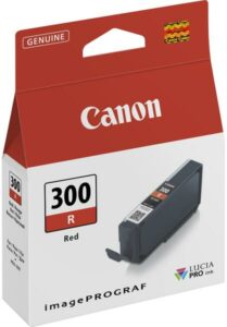 Cartus Cerneala Original Canon Red, PFI-300R, pentru IPF TM-240|IPF TM-340, 55ml, (timbru verde 1.2 lei)”4199C001AA”