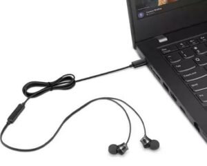 Lenovo USB-C Wired In-Ear Headphones „4XD1J77351” (timbru verde 0.18 lei)