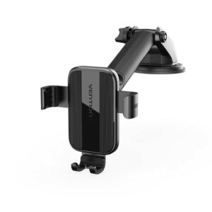 CAR HOLDER Vention Auto-Clamping Car Phone Mount With Suction Cup Black Square Type, „KCOB0”