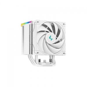 COOLER DeepCool „AK500 Digital WH”,racire aer, xxxx6 mmxxxx5 pcs heatpipe, skt. Intel LGA 1700/1200/115x/2066/2011-v3/2011 AMD AM5/AM4, fan 120mm, 500-1550 rpm, conectare 4-pin PWM, LED RGB adresabil, „R-AK500-WHADMN-G” (timbru verde 2 lei)