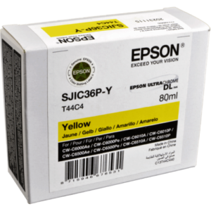 Cartus Cerneala Original Epson Yellow, T44C440, pentru CW-C6500|C6000, , (timbru verde 1.2 lei)”C13T44C440″