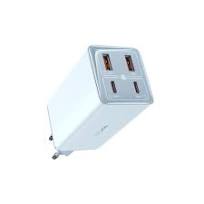 INCARCATOR RETEA Baseus GaN6 Pro, Quick Charge 100W, 2 x USB Type-C Output 5V/3A, 2 x USB (include cablu USB Type-C la USB Type-C de 100W), albastru „P10162705312-00” (timbru verde 0.18 lei) – 6932172644482