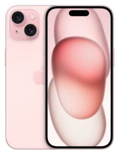 Apple iPhone 15 6.1″ 6GB 128GB Pink „MTP13__/A” (timbru verde 0.55 lei)