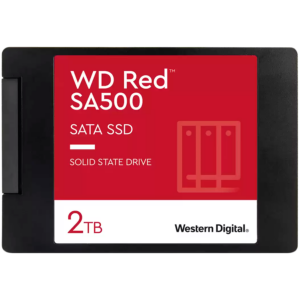 SSD NAS WD Red SA500 2TB SATA, 2.5″, 7mm, Read/Write: 560/520 MBps, IOPS 87K/83K, TBW: 1300 „WDS200T2R0A”