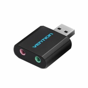 PLACI de SUNET Ugreen USB External Sound Card Black Metal Type, „VAB-S17-B” (timbru verde 0.08 lei)