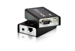 NET SWITCH KVM EXT CAT5 100M/USB/VGA CE100-AT-G ATEN „CE100-AT-G” (timbru verde 2.00 lei)