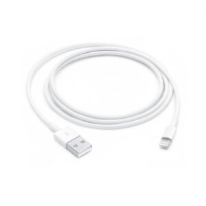 CABLU alimentare si date smartphone Apple, Lightning (T) la USB 2.0 (T), cauciuc, lungime 1 m, alb, „muqw3zm/a” (timbru verde 0.08 lei)