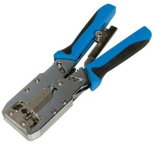 CLESTE sertizare mufe, LOGILINK, functii: sertizare mufe, decupare si taiere cablu, pentru mufe RJ11/ RJ45 Cat.6. „WZ0035”