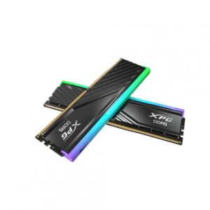Memorie DDR Adata – gaming DDR5 32GB, frecventa 6000MHz, 16GB x 2 module, radiator, iluminare RGB, XPG Lancer Blade RGB „AX5U6000C3016G-DTLABRBK”