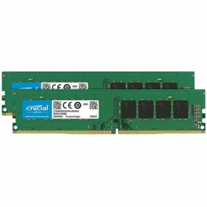 Memorie Crucial – DDR4 – 16 GB: 2 x 8 GB – DIMM 288-pin – unbuffered „CT2K8G4DFRA32A”
