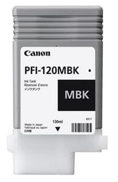 Cartus Cerneala Original Canon Black, PFI-120MBK, pentru IPF TM-200|TM-205|TM-300|TM-305, 130ml, incl.TV 0.11 RON, „2884C001AA”