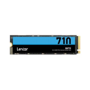 Lexarxxxx 500GB High Speed PCIe Gen 4X4 M.2 NVMe, up to 5000 MB/s read and 2600 MB/s write, EAN: 843367129690 „LNM710X500G-RNNNG”