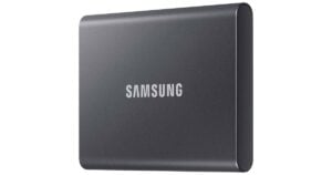 SAMSUNG Portable SSD T7 4TB extern USB 3.2 Gen 2 titan grey „MU-PC4T0T/WW”