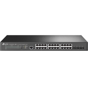 Switch cu management L2+ TP-Link, JetStream 24-Port 2.5GBASE-T and 4-Port 10GE SFP+ with 16-Port PoE+ & 8-Port PoE++ „TL-SG3428XPP-M2” (timbru verde 2 lei)
