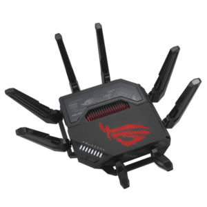 ASUS ROG Rapture GT-BE98 Quad-band WiFi 7 802.11be Gaming Router support new 320MHz bandwidth „90IG08F0-MO9A0V” (timbru verde 0.8 lei)