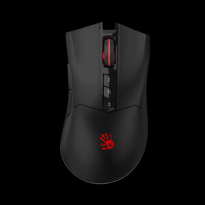 MOUSE A4tech – gaming, „Bloody co-branded Naraka”, wireless, 2.4GHz, optic, 5000 cpi, butoane/scroll 8/1, alb, „R90 Plus”