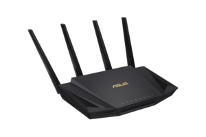 ASUS RT-AX58U AX3000 dual-band WiFi router „90IG06Q0-MO3B00” (timbru verde 0.8 lei)