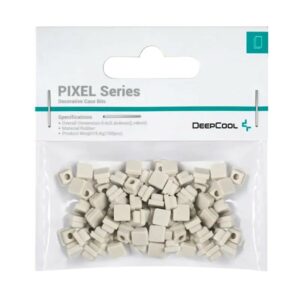 Accesoriu decorativ pt. carcasa DeepCool „PIXEL GY”, silicon, 5.4×5.4x4mm, pachet 100 buc, gri, „R-PIXEL-GY100-G-1” 6933412796770