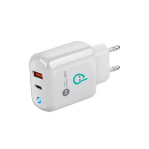 ALIMENTATOR retea SPACER Quick Charge 35W, USB Type-C PD (max 35W) + USB Quick Charge, SPAR-DUOQ-02 (timbru verde 0.18 lei)