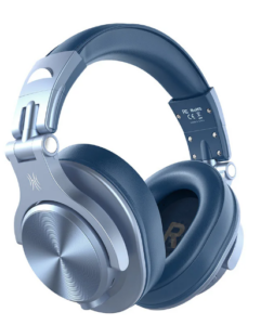 Casti OneOdio „Fusion A70”, Over-Ear, utilizare profesionala, multimedia, DJ, conectare prin Bluetooth 5.2 | Jack 3.5 mm | Jack 6.35 mm, impedanta 32 Ohm, acumulator 650mAh, difuzor 40mm, sky blue, „Fusion A70 Sky Blue” (timbru verde 0.8 lei) –