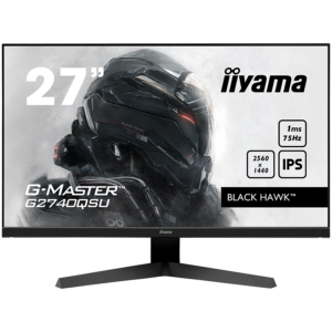 IIYAMA Monitor LED G2745QSU-B1 27″ IPS 2560 x 1440 @100Hz 16:9 250 cd/m2 1300:1 1ms HDMI DP USB Hub Tilt „G2770QSU-B1” (timbru verde 7 lei)