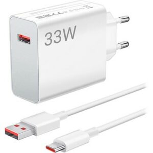 Incarcator de retea 33W Charging Combo (Type A) + USB-C Cable „xia33wchcousbc” (timbru verde 0.18 lei)