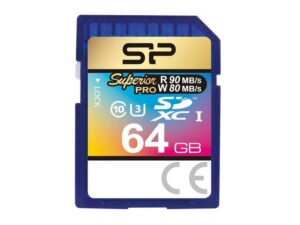 Card de memorie microSDXC SP 64GB CL10UHS-I U3, SDR104 mode „SP064GBSDXCU3V10” (timbru verde 0.03 lei)