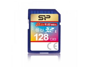 Card de memorie microSDXC SP 128GB CL10UHS-I U1, SDR104 mode „SP128GBSDXAU1V10” (timbru verde 0.03 lei)