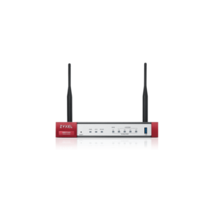 ZYXEL |USGFLEX100AX-EU0102F| USG Flex 100 AX | UTM Firewall | Porturi 1 WAN, 4 LAN/DMZ, 1 SFP, 1 USB 3.0, 1 RJ45 | 900 Mbps SPI Firewall | 270 Mbps VPN | 30 SSL VPN user | 2 antene externe | Licente 1 an „USGFLEX100AX-EU010” (timbru verde 4.00 lei)