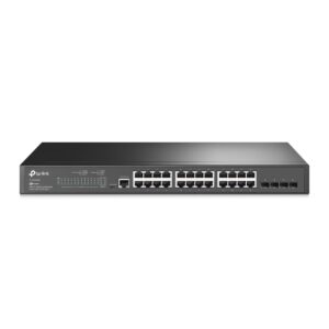 Switch TP-Link cu management L2, 24 Porturi Gigabit, 4 x SFP Gigabit „SG3428” (timbru verde 2 lei)