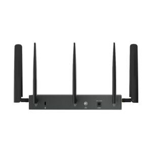 ROUTER TP-LINK VPN Gigabit, Omada 4G+ Cat6 AX3000 Dual-Band WiFi 6, 6 xxxx Gigabit RJ45 port, 5 antene externe detasabile, „ER706W-4G” (timbru verde 0.8 lei)