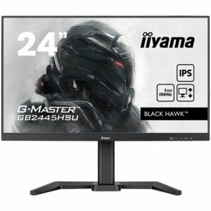 IIYAMA Monitor LED GB2445HSU-B1 24″ IPS 1920 x 1080 @100Hz 250 cd/m2 1300:1 1ms HDMI DP USB Hub HAS Tilt „GB2445HSU-B1” (timbru verde 7 lei)