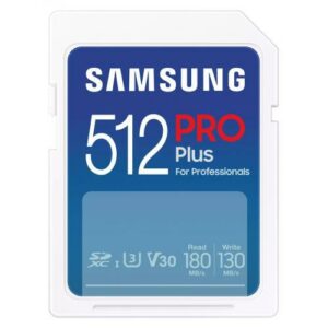 MICROSD PRO PLUS 512GB CL10 W/A SM „MB-SD512S/EU” (timbru verde 0.03 lei)