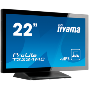 Iiyama ProLite T2254MSC-B1AG – LED monitor22″ (21.5″ viewable) touchscreen 1920×1080, 60 Hz IPS 250 cd/mp 1000:1 4 ms HDMI DisplayPort speakers T2254MSC-B1AG „T2254MSC-B1AG” (timbru verde 7 lei)