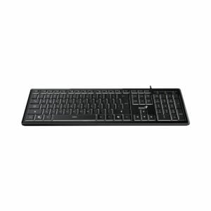 TASTATURA GENIUS USB, multimedia, 104 taste + 12 taste multimedia, black, „SlimStar 820” „31310055400” (timbru verde 0.8 lei)