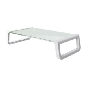 TRUST MONTA GLASS MONITOR STAND WHT „25351” (timbru verde 0.80 lei)