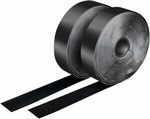 SET curele autoadezive Logilink, 500 cm x 2.5 cm, negru, „KAB0080”