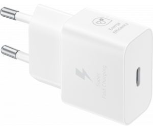 Incarcator retea Super Fast Charger 25W, port USB Type-C, fara cablu, Alb „EP-T2510NWEGEU” (timbru verde 0.18 lei)