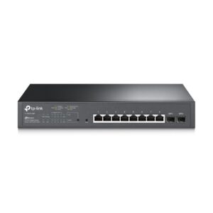 SWITCH TP-LINK POE 10 porturi Gigabit (8 PoE+), IEEE 802.3at/af, carcasa metalica „SG2210MP” (timbru verde 2 lei)