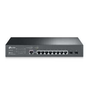 Switch TP-Link cu management L2+, 8 Porturi Gigabit, 2 x SFP Gigabit „SG3210” (timbru verde 2 lei)