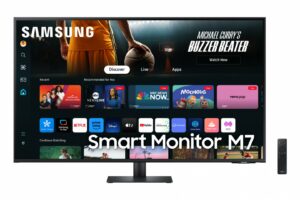 Monitor LED LS43DM702UUXDU 43″ VA Smart Monitor 3840×2160/16:9/300cd/m2/4ms HDMI, USB „LS43DM702UUXDU” (timbru verde 7 lei)