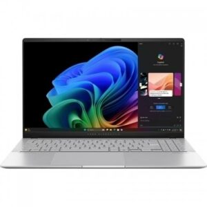 ASUS Vivobook S 15 S5507QA Qualcomm 15.6inch 3K OLED 120Hz 16GB 1TB M.2 NVMe PCIe 4.0 SSD Qualcomm Adreno W11H 2Y PUR Silver „S5507QA-MA007W” (timbru verde 4 lei)