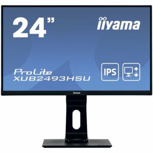 IIYAMA Monitor LED XUB2493HSU-B6 24″ IPS 1920 x 1080 @100Hz 16:9 250 cd/m2 1000:1 1ms HDMI DP USB HUB HAS+PIVOT „XUB2493HSU-B6” (timbru verde 7 lei)